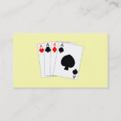 Carte De Visite Conception d'As Casino (Dos)