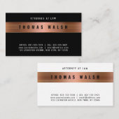 Carte De Visite Conception de bague élégante minimaliste moderne e (Devant / Derrière)