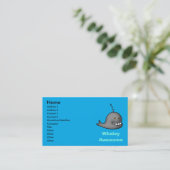 Carte De Visite Conception de baleine drôle géniale Pun (Debout devant)