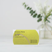 Carte De Visite Conception de balle de tennis (Debout devant)