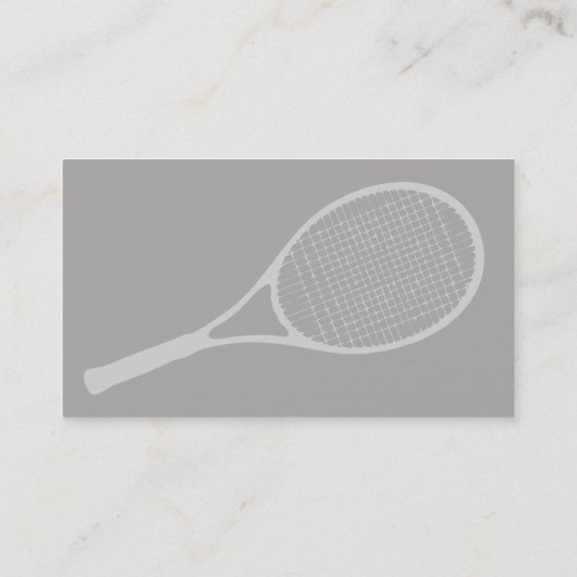 Carte De Visite Conception de balle de tennis (Dos)