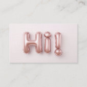 Carte De Visite Conception de ballon haute définition moderne (Devant)