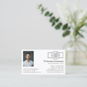 Carte De Visite Conception de base avec logo et photo (Debout devant)