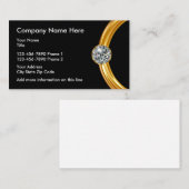 Carte De Visite Conception de bijoutier (Devant / Derrière)