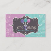 Carte De Visite Conception de boulangerie de bruit de gâteau (Devant)