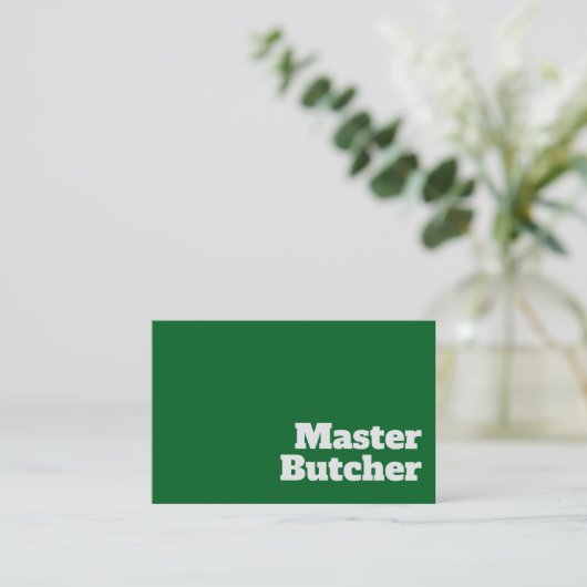 Carte De Visite Conception de Boutique Gras et Effacé (Debout devant)