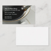 Carte De Visite Conception de café-restaurant (Devant / Derrière)