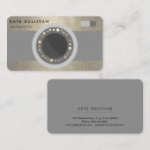 Carte De Visite conception de caméra (Devant / Derrière)