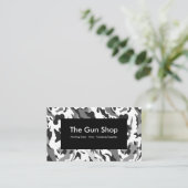 Carte De Visite Conception de camouflage d'armurerie (Debout devant)