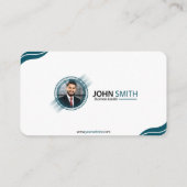 Carte de visite, conception de carte, professionne (Dos)