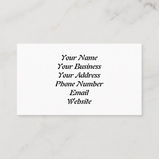 Carte De Visite Conception de charte Red Ladybug (Dos)