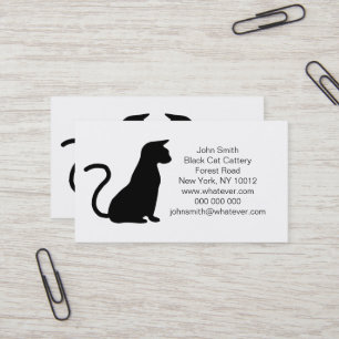 Carte De Visite Conception de chat