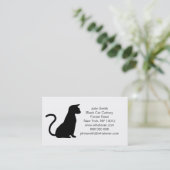 Carte De Visite Conception de chat (Debout devant)