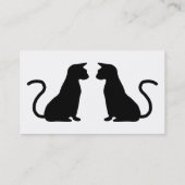 Carte De Visite Conception de chat (Dos)