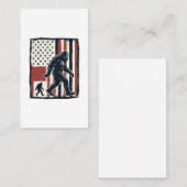 Carte De Visite Conception de chemise vectorielle de drapeau de cr (Devant / Derrière)