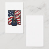 Carte De Visite Conception de chemise vectorielle drapeau patrioti (Devant / Derrière)
