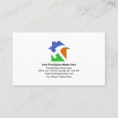 Carte De Visite Conception de clous marteau de construction spécia (Dos)