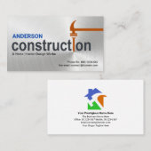 Carte De Visite Conception de clous marteau de construction spécia (Devant / Derrière)