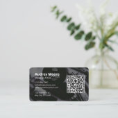 Carte De Visite Conception de code QR Maquilleuse (Debout devant)
