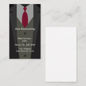 Carte De Visite Conception de comptable professionnel (Devant / Derrière)