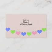 Carte De Visite Conception de cordes cardiaques modernes (Dos)