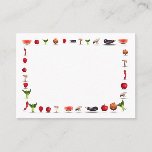 Carte De Visite Conception de cuisine pour cuisiniers (Devant)