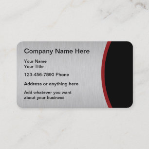 Carte De Visite Conception de design moderne