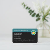 Carte De Visite Conception de diététiste professionnel (Debout devant)