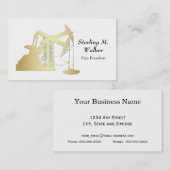 Carte De Visite Conception de dispositif de pompage d'or de (Devant / Derrière)