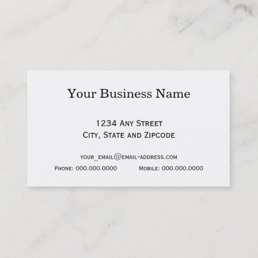 Carte De Visite Conception de dispositif de pompage d'or de (Dos)