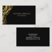 Carte De Visite Conception de fenêtre de décorateur de rideau en (Devant / Derrière)