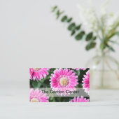 Carte De Visite Conception de fleur de jardinerie (Debout devant)