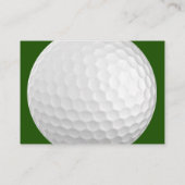 Carte De Visite Conception de Golf 18 Trous (Dos)