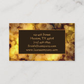 Carte De Visite Conception de gradient de style de Bokeh (Dos)