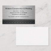 Carte De Visite Conception de la soudure de construction (Devant / Derrière)