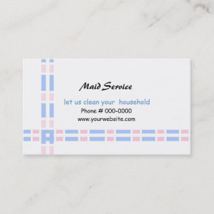 Carte De Visite Conception de lien rose et bleu