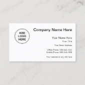 Carte De Visite Conception de logo d'affaires (Devant)