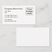 Carte De Visite Conception de logo de société (Devant / Derrière)