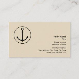 Carte De Visite Conception de logo nautique