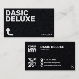Carte De Visite Conception de logo personnalisé minimaliste et cod