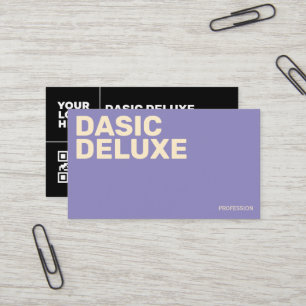 Carte De Visite Conception de logo personnalisé minimaliste et cod