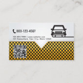 Carte De Visite Conception de logo pour service de limousine et de (Dos)