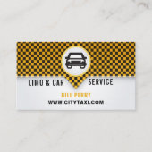 Carte De Visite Conception de logo pour service de limousine et de (Devant)