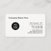 Carte De Visite Conception de logo professionnel (Devant)