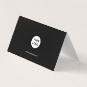 Carte De Visite Conception de logo professionnel moderne (Dos)