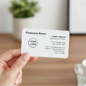 Carte De Visite Conception de logo professionnel moderne