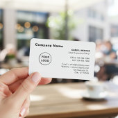 Carte De Visite Conception de logo professionnel moderne
