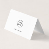 Carte De Visite Conception de logo professionnel moderne (Dos)