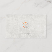 Carte De Visite Conception de logo professionnel moderne (Dos)