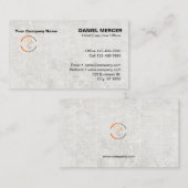 Carte De Visite Conception de logo professionnel moderne (Devant / Derrière)